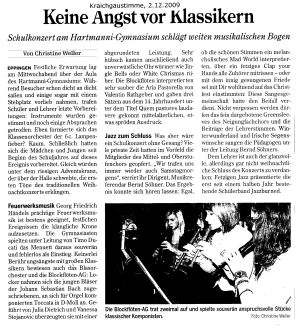 Weihnachtskonzert
