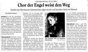 Weihnachtsmusical des Unterstufenchors