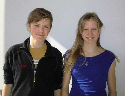 Lasse und Lena Löffler
